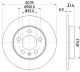 HELLA Bremsscheibe 8DD 355 107-461
