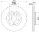 HELLA Bremsscheibe 8DD 355 107-521