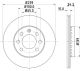 HELLA Bremsscheibe 8DD 355 107-581