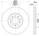 HELLA Bremsscheibe 8DD 355 127-581