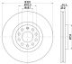 HELLA Bremsscheibe 8DD 355 107-631