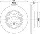 HELLA Bremsscheibe 8DD 355 127-651
