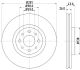 HELLA Bremsscheibe 8DD 355 107-831