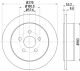 HELLA Bremsscheibe 8DD 355 107-921