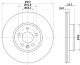 HELLA Bremsscheibe 8DD 355 127-711