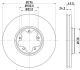 HELLA Bremsscheibe 8DD 355 108-121
