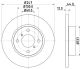 HELLA Bremsscheibe 8DD 355 108-211