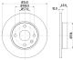HELLA Bremsscheibe 8DD 355 108-251