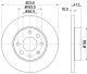HELLA Bremsscheibe 8DD 355 108-311