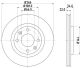HELLA Bremsscheibe 8DD 355 108-351