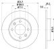 HELLA Bremsscheibe 8DD 355 108-391
