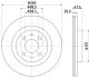 HELLA Bremsscheibe 8DD 355 108-441
