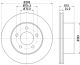 HELLA Bremsscheibe 8DD 355 108-591