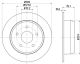 HELLA Bremsscheibe 8DD 355 108-611