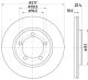 HELLA Bremsscheibe 8DD 355 108-681