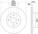 HELLA Bremsscheibe 8DD 355 108-721