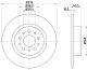 HELLA Bremsscheibe 8DD 355 108-731