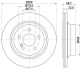 HELLA Bremsscheibe 8DD 355 108-861