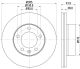 HELLA Bremsscheibe 8DD 355 108-931