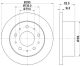 HELLA Bremsscheibe 8DD 355 108-981