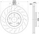 HELLA Bremsscheibe 8DD 355 127-911