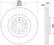 HELLA Bremsscheibe 8DD 355 109-541