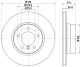 HELLA Bremsscheibe 8DD 355 109-901