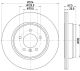 HELLA Bremsscheibe 8DD 355 110-021