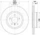 HELLA Bremsscheibe 8DD 355 110-041
