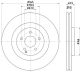 HELLA Bremsscheibe 8DD 355 110-111