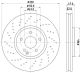 HELLA Bremsscheibe 8DD 355 128-151