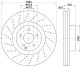 HELLA Bremsscheibe 8DD 355 110-181