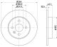 HELLA Bremsscheibe 8DD 355 110-271