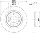 HELLA Bremsscheibe 8DD 355 110-381