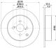 HELLA Bremsscheibe 8DD 355 110-511