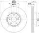 HELLA Bremsscheibe 8DD 355 110-531