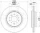 HELLA Bremsscheibe 8DD 355 110-611