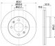 HELLA Bremsscheibe 8DD 355 110-641