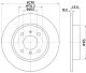 HELLA Bremsscheibe 8DD 355 110-661
