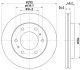 HELLA Bremsscheibe 8DD 355 118-631