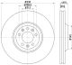 HELLA Bremsscheibe 8DD 355 128-221
