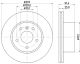 HELLA Bremsscheibe 8DD 355 110-811