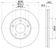 HELLA Bremsscheibe 8DD 355 110-881