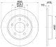 HELLA Bremsscheibe 8DD 355 110-901