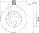 HELLA Bremsscheibe 8DD 355 128-261