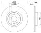 HELLA Bremsscheibe 8DD 355 128-291