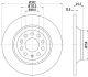 HELLA Bremsscheibe 8DD 355 111-181