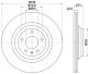 HELLA Bremsscheibe 8DD 355 128-321