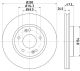 HELLA Bremsscheibe 8DD 355 120-141