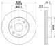 HELLA Bremsscheibe 8DD 355 111-441